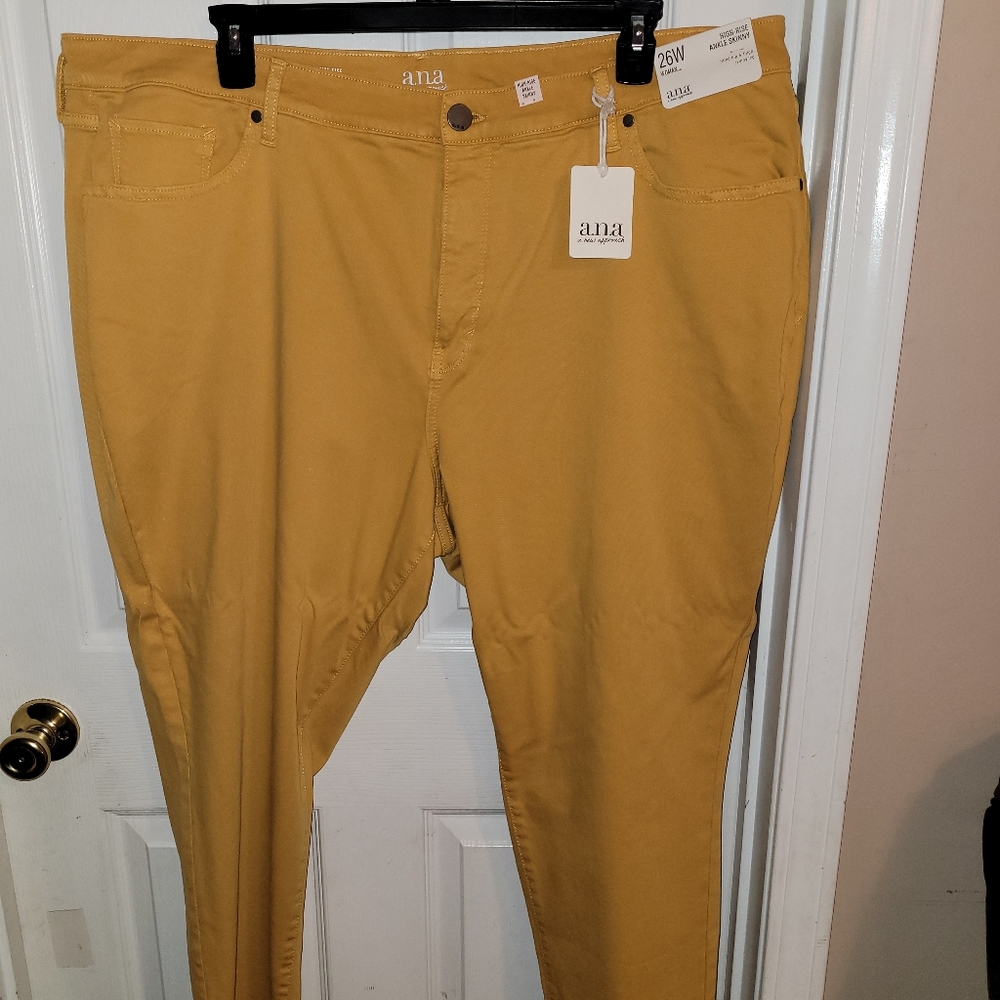 A.N.A jeggings in yellow